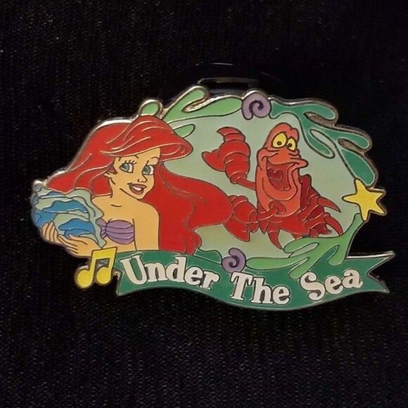 Disney Ariel Sebastian Pin Under The Sea Little Mermaid Magical Musical Moments - Picture 2 of 12